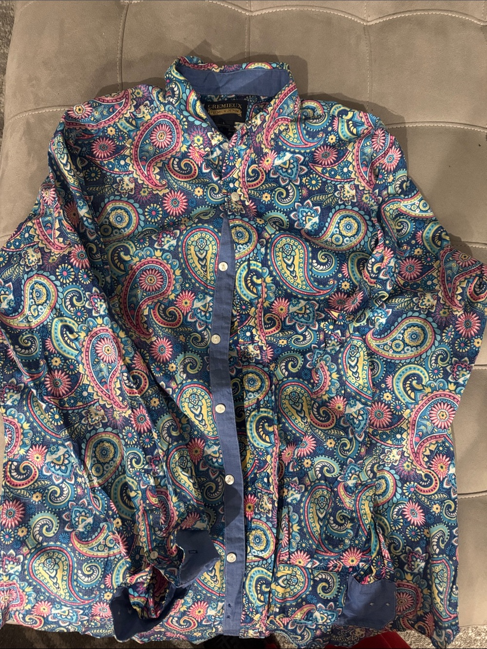 Daniel Cremieux Paisley Button-Up Shirt